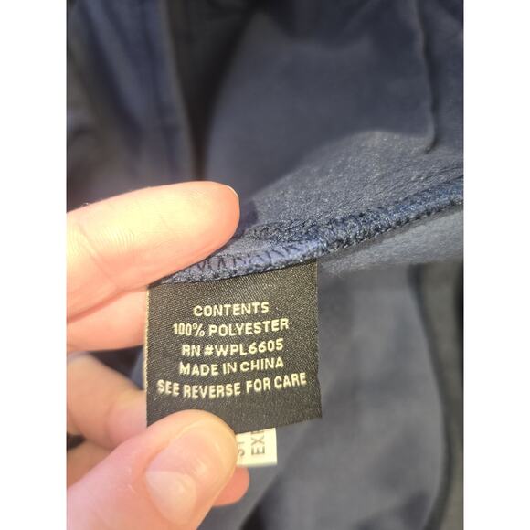 NFL patriots Pullover Full Zip Sweater Jacket Logo Blue Size Large - Picture 7 of 8